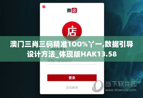 澳门三肖三码精准1OO%丫一,数据引导设计方法_体现版HAK13.58