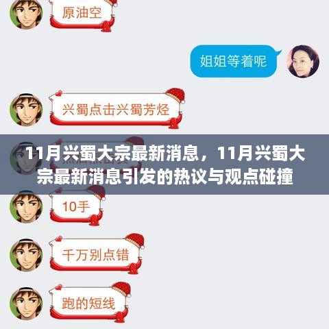 11月兴蜀大宗最新消息引发热议与观点碰撞