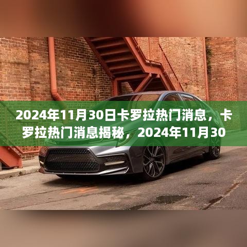 2024年11月30日卡罗拉热门消息深度洞察与观点阐述