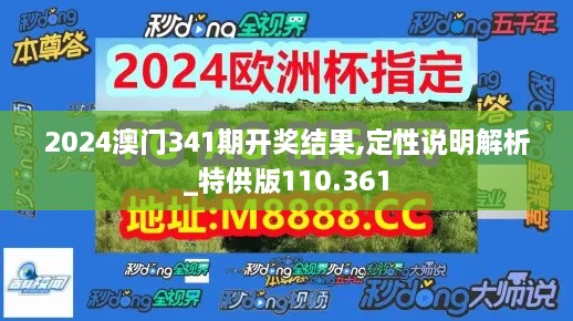 2024澳门341期开奖结果,定性说明解析_特供版110.361