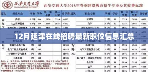 延津在线招聘最新职位汇总（十二月版）