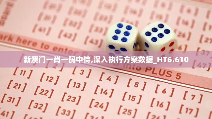 新澳门一肖一码中恃,深入执行方案数据_HT6.610