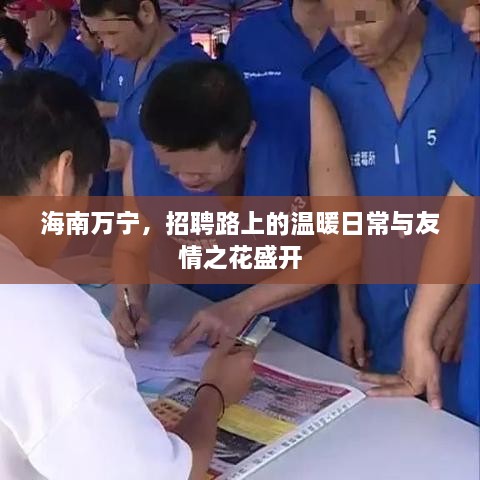 海南万宁，招聘路上的温暖与友情之花绽放