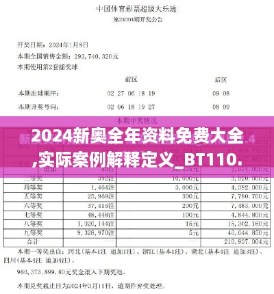 2024新奥全年资料免费大全,实际案例解释定义_BT110.116