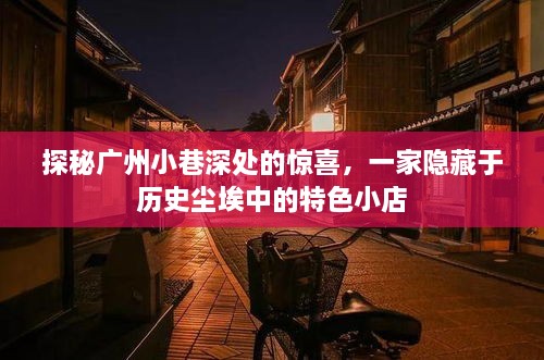 探秘广州小巷深处的特色小店，历史尘埃中的惊喜之旅