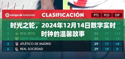 时光之轮，数字实时时钟下的温馨故事，2024年12月14日