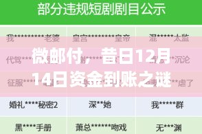 微邮付资金到账之谜，昔日12月14日探秘资金到账过程