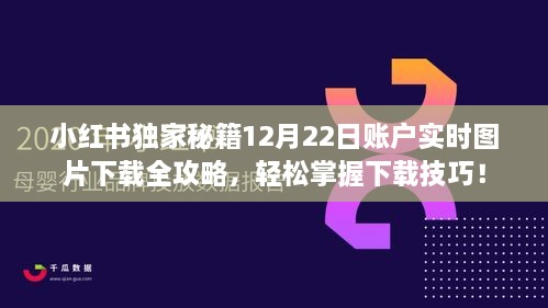 小红书账户实时图片下载全攻略，轻松掌握下载技巧，独家秘籍分享（12月22日）