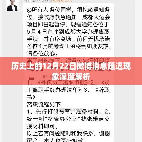 深度解析，历史上12月22日微博消息延迟现象揭秘