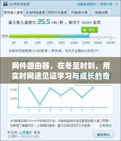 冬至时刻见证学习与成长，网件路由器实时网速展现奇迹