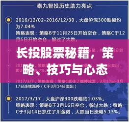 长投股票秘籍，策略、技巧与心态全攻略