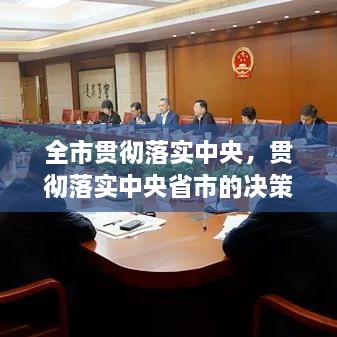 全市贯彻落实中央，贯彻落实中央省市的决策方面的整改措施 