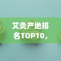 艾灸产地排名TOP10，探寻最佳艾灸源头，健康养生新选择