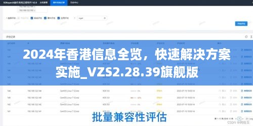 2024年香港信息全览，快速解决方案实施_VZS2.28.39旗舰版