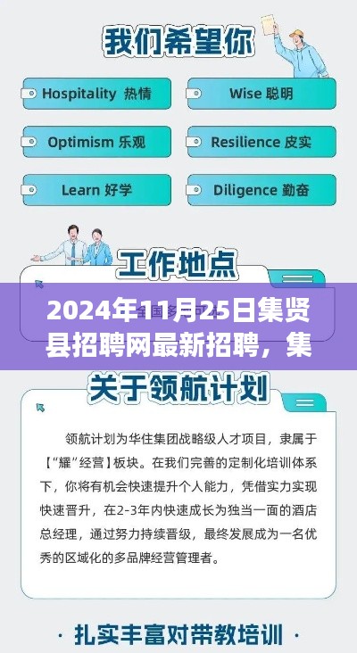 集贤县招聘网全新升级，科技引领未来招聘体验，2024年最新招聘信息发布