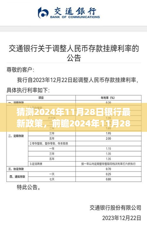 2024年银行业新政策展望，预测与分析至2024年11月28日最新政策动向