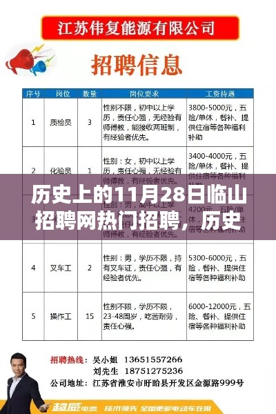 历史上的11月28日临山招聘网求职指南，热门职位应聘攻略与步骤揭秘