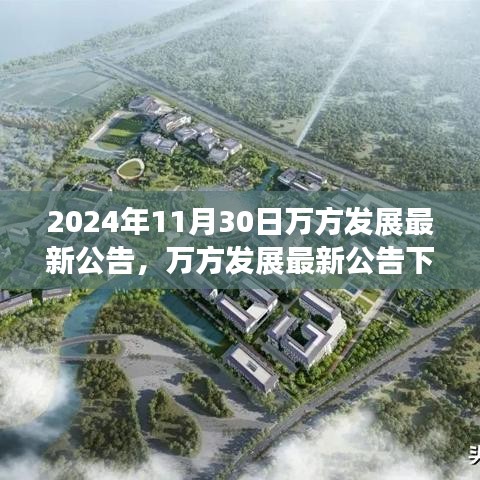 万方发展最新公告深度解析，商业前景展望与观点阐述