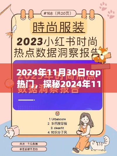 探秘2024年11月30日ROP热门，小红书引领前沿时尚与生活新风尚