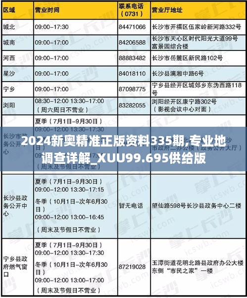 2024新奥精准正版资料335期,专业地调查详解_XUU99.695供给版