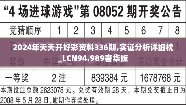 2024年天天开好彩资料336期,实证分析详细枕_LCN94.989奢华版