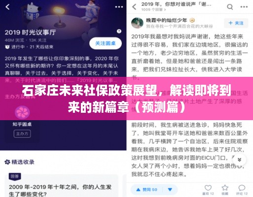 石家庄未来社保政策展望，深度解读新篇章（预测篇）