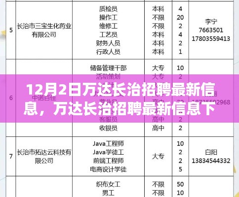 万达长治最新招聘动态，职场机遇与挑战的探析