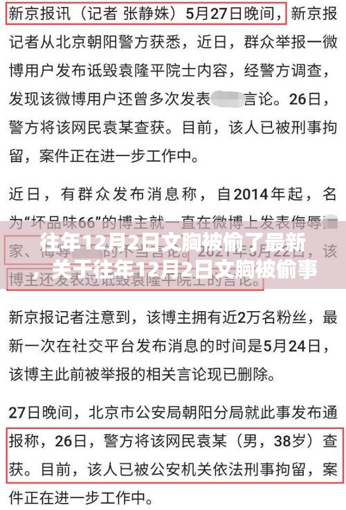 从某一视角看，往年12月2日文胸被偷事件的深度探讨与解析