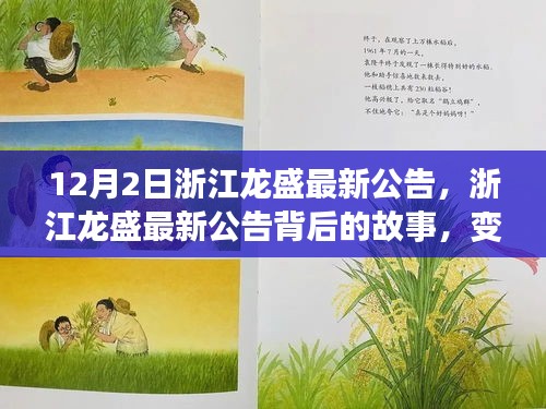 浙江龙盛最新公告背后的故事，变化与成长，学习与自信之源