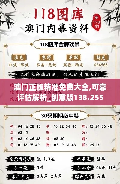 澳门正版精准免费大全,可靠评估解析_创意版138.255