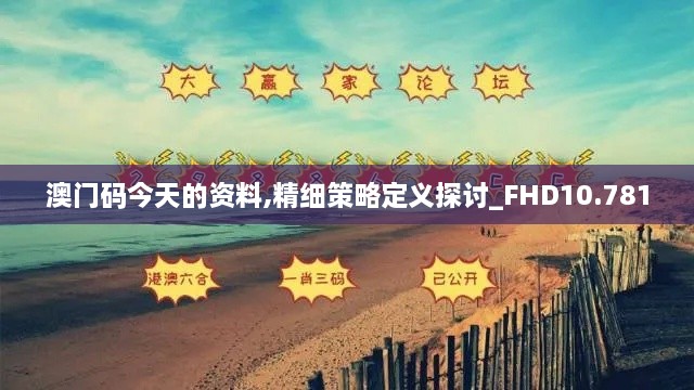 澳门码今天的资料,精细策略定义探讨_FHD10.781