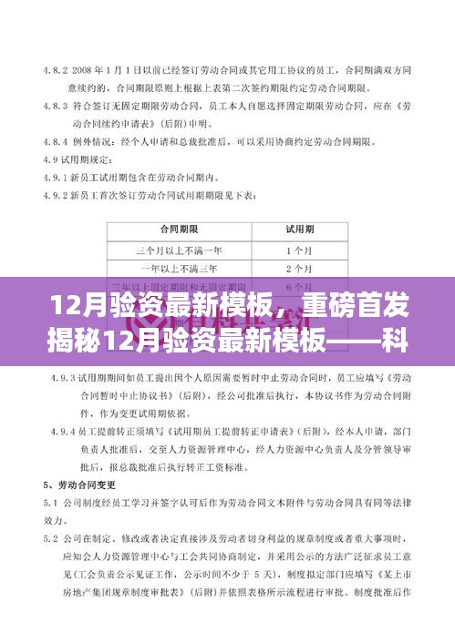 重磅首发，12月验资最新模板揭秘——科技重塑验资体验，引领智能生活新纪元