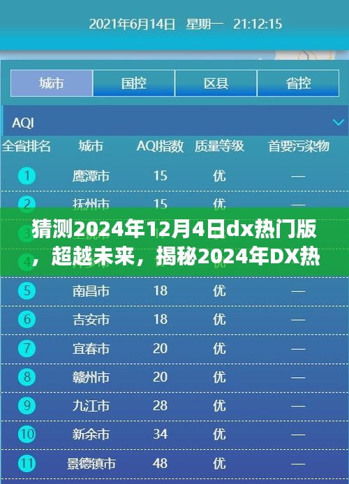 揭秘未来DX热门版，学习变革塑造自信成就之光（预测至2024年12月4日）