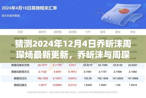 乔昕沫与周琛炀的未来走向，2024年12月4日的最新预测与猜测