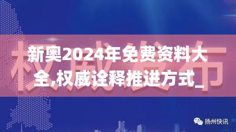 新奥2024年免费资料大全,权威诠释推进方式_精英款10.599