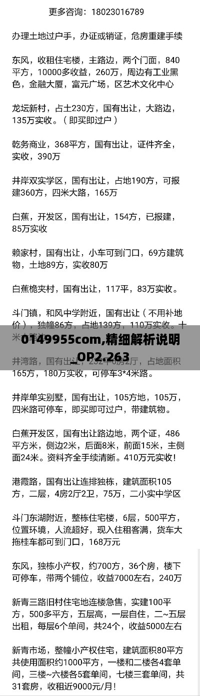 0149955com,精细解析说明_OP2.263