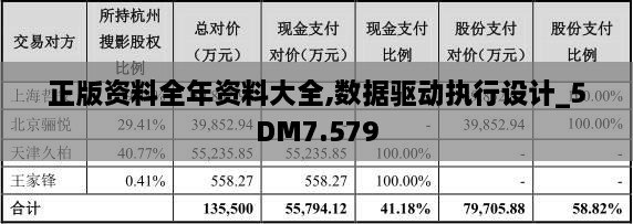 正版资料全年资料大全,数据驱动执行设计_5DM7.579