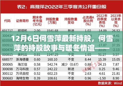 何雪萍持股故事与暖冬情谊，最新持股动态揭晓，温馨日常回顾——12月6日纪实