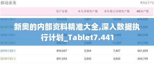 新奥的内部资料精准大全,深入数据执行计划_Tablet7.441