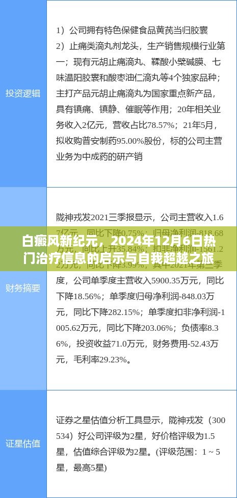 白癜风新纪元，启示与自我超越之旅——热门治疗信息解析与自我突破之路（2024年12月6日）