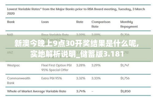 新澳今晚上9点30开奖结果是什么呢,实地解析说明_储蓄版3.181