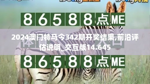 2024澳门特马今342期开奖结果,前沿评估说明_交互版14.645