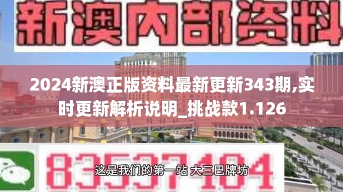 2024新澳正版资料最新更新343期,实时更新解析说明_挑战款1.126