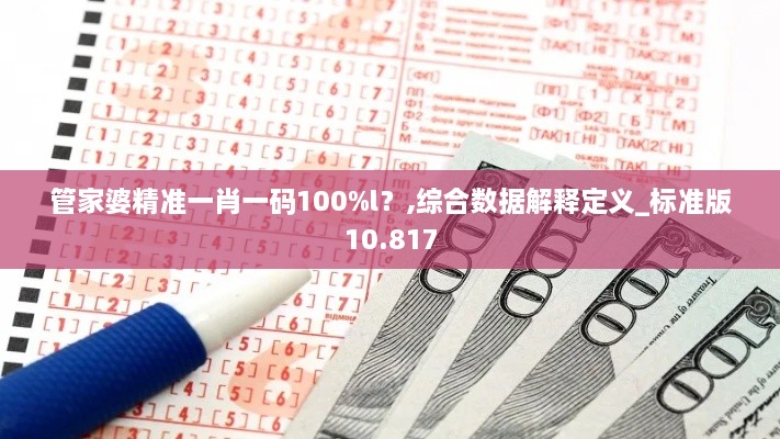 管家婆精准一肖一码100%l？,综合数据解释定义_标准版10.817