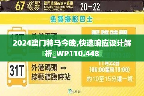 2024澳门特马今晚,快速响应设计解析_WP110.448