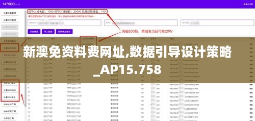 新澳免资料费网址,数据引导设计策略_AP15.758