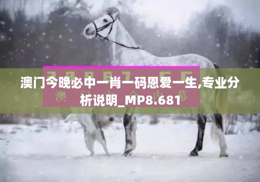 澳门今晚必中一肖一码恩爱一生,专业分析说明_MP8.681