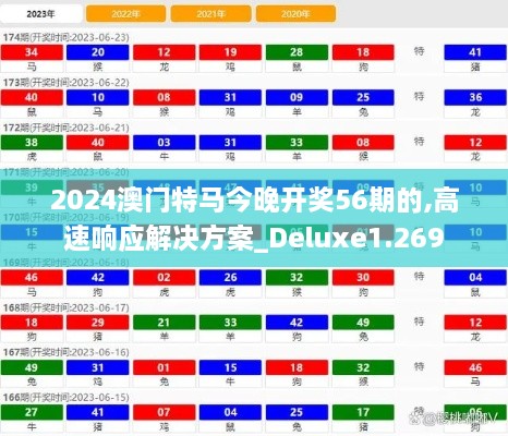 2024澳门特马今晚开奖56期的,高速响应解决方案_Deluxe1.269