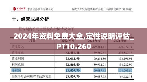 2024年资料免费大全,定性说明评估_PT10.260