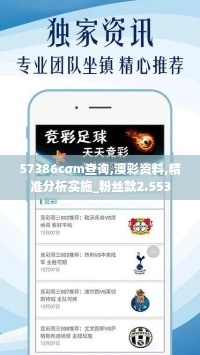 57386cσm查询,澳彩资料,精准分析实施_粉丝款2.553